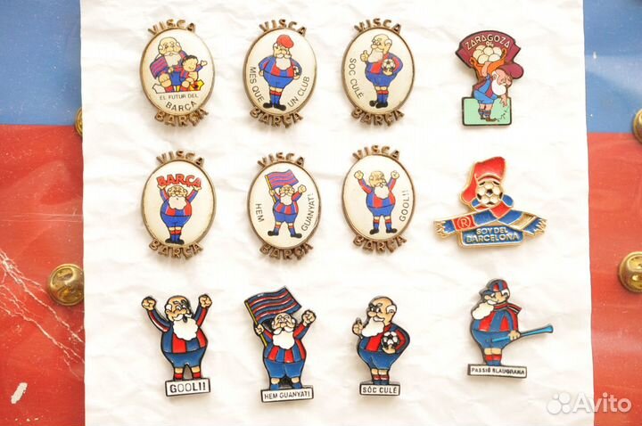 Значки футбол фк Барселона Испания