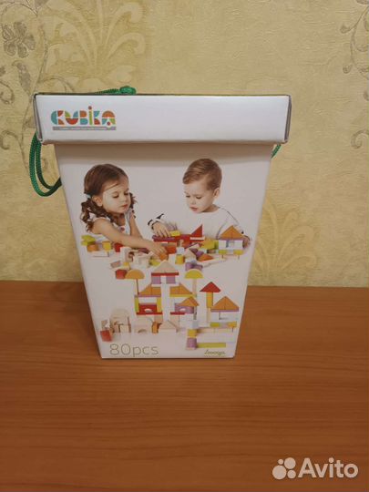 Деревянный конструктор новый