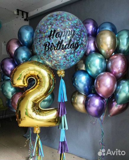 Воздушный шар гигант гелиевые шары на праздник