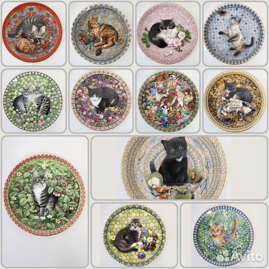 Тарелка декоративная Англия Котята