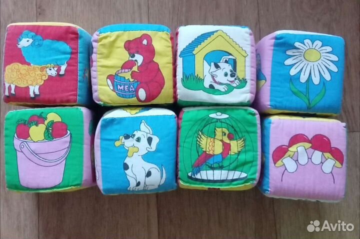 Мягкие кубики