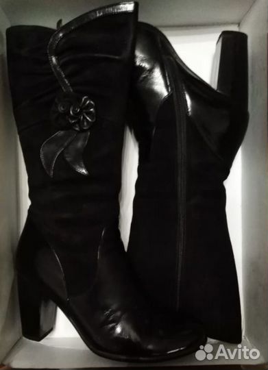 Сапоги женские зимние натуральная кожа