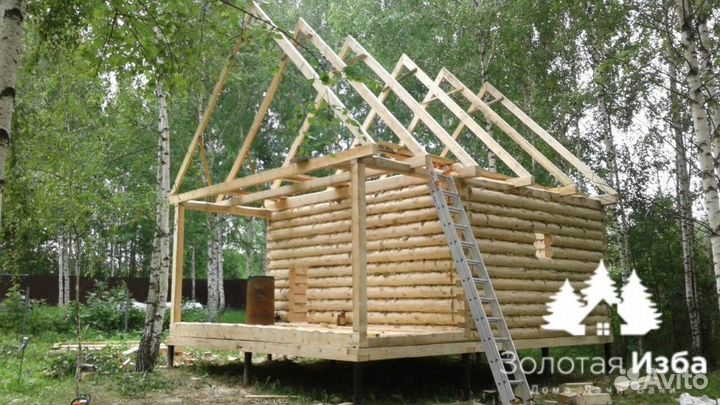 Срубы бань с доставкой и монтажом 3*3, 3*4, 3*5