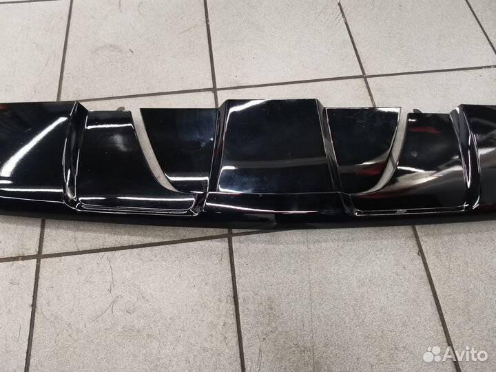 Mercedes GL166 AMG юбка накладка заднего бампера