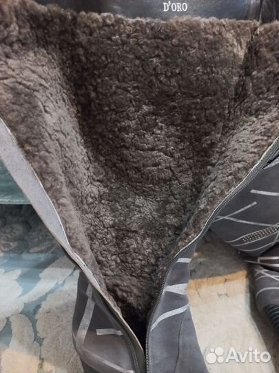 Зимние сапоги натуральные