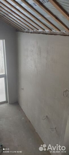 Штукатурка стен по маякам