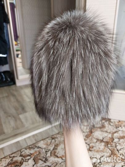 Шапка зимняя меховая женская. Натуральный мех