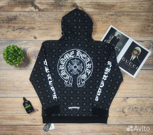 Зип худи chrome hearts