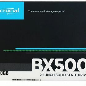 SSD накопитель Crucial BX500 CT500BX500SSD1 500гб