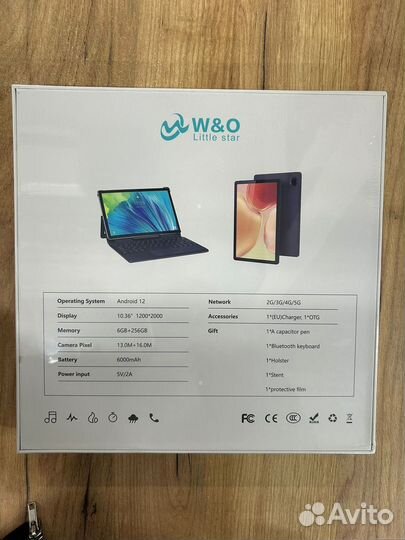 Топовый планшет с клавиатурой W&O