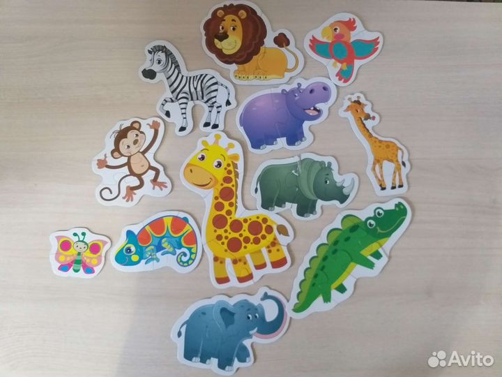 Пазлы набором