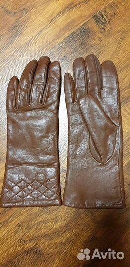 Перчатки кожаные