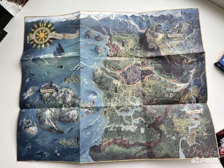 Игра: ведьмак 3 ps4 + стилбук + карта: диск