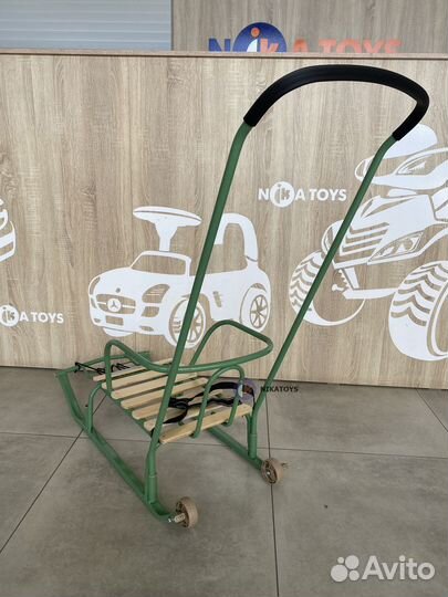 Санки Тимка 5 Комфорт - оливковые