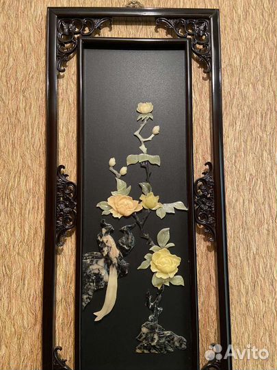 Картины из кожи, из камня 3D