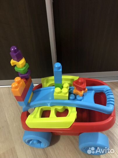 Тележка-сортер Mega Bloks, 25 деталей