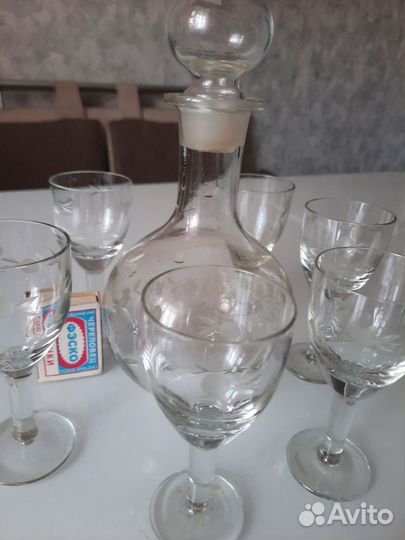 Графинчик и рюмочки и др посуда СССР