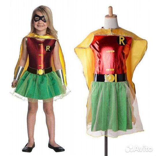 Карнавальный новогодний костюм супергероя на девоч