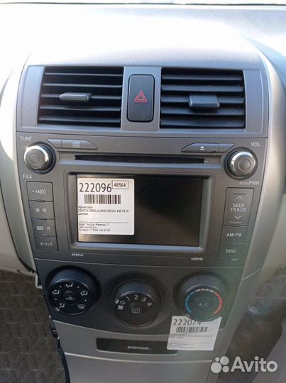 Магнитофон Toyota Corolla Axio NZE141 1NZ-FE 2007