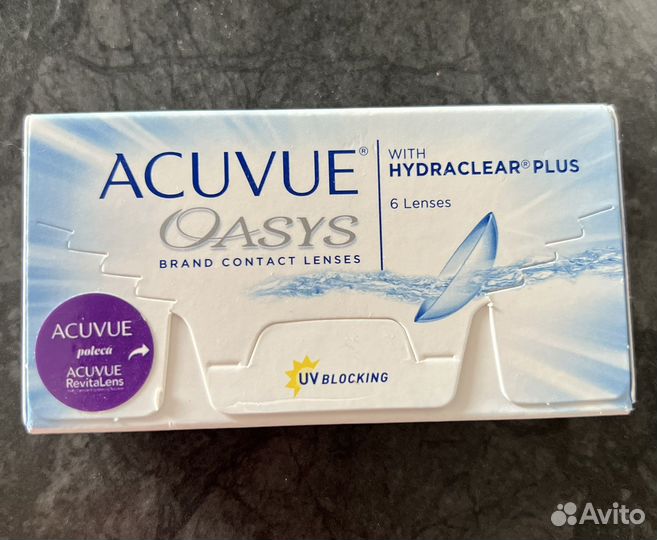 Линзы acuvue oasys +3,5 2-х недельные