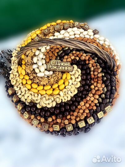 Букет на выпускной для учителя из сухофруктов