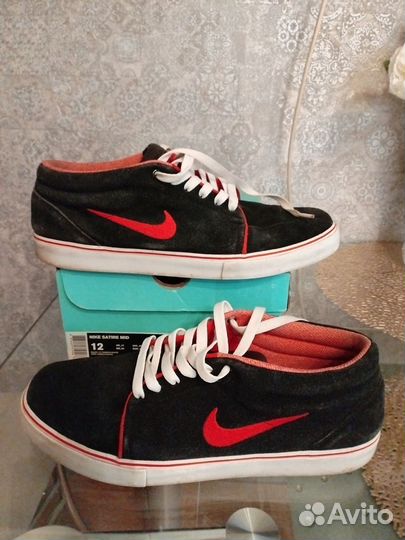 Кеды мужские Nike, 46 размер из натуральной замши