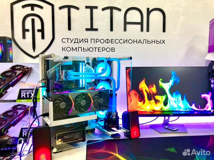 Игровой пк Core i3 10100F +SSD + 16Gb + RX 580 8Gb