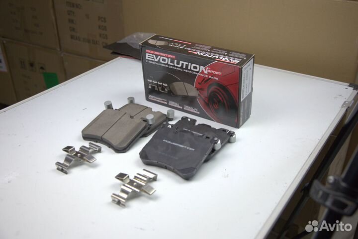 Передние колодки PowerStop на BMW X5 X6