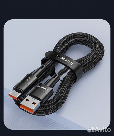 Кабель USB type C Toocki 6A