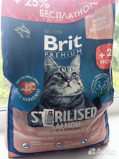 Корм для кошек brit