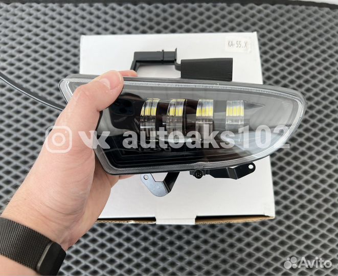 Светодиодные птф Hyundai Accent 2 режима