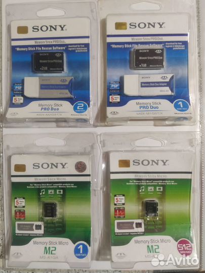 Sony Memory Stick PRO, PRO Duo. Оригинал