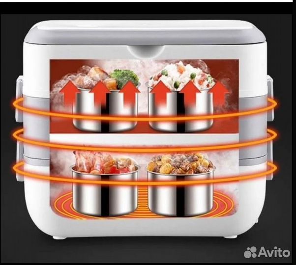 Ланч-бокс с подогревом