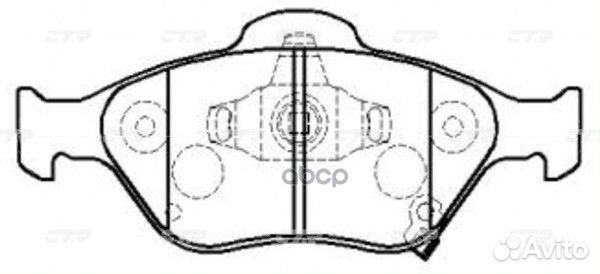 Колодки тормозные toyota yaris 1.0-1.4 06