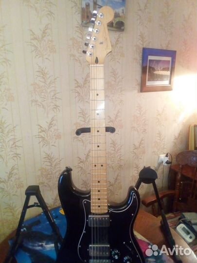 Электрогитара Fender Stratocaster блак топ