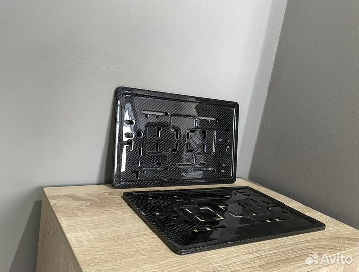 Рамки для номеров на внедорожники (карбоновые)