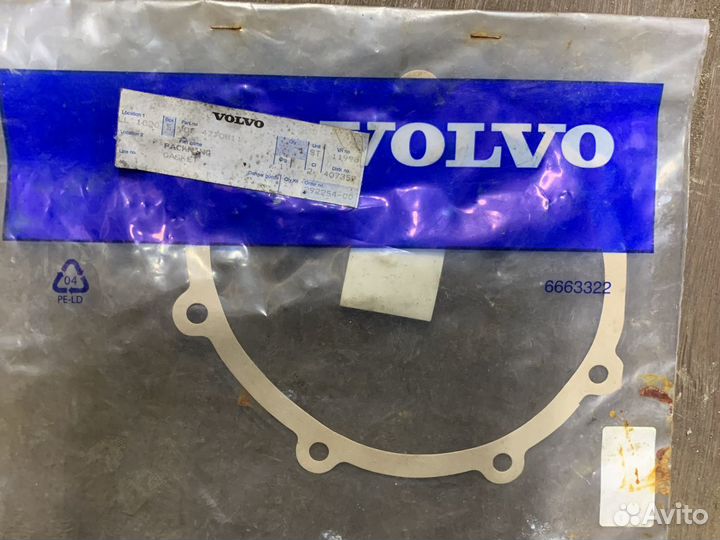 Прокладка Volvo 4500 VOE4770811