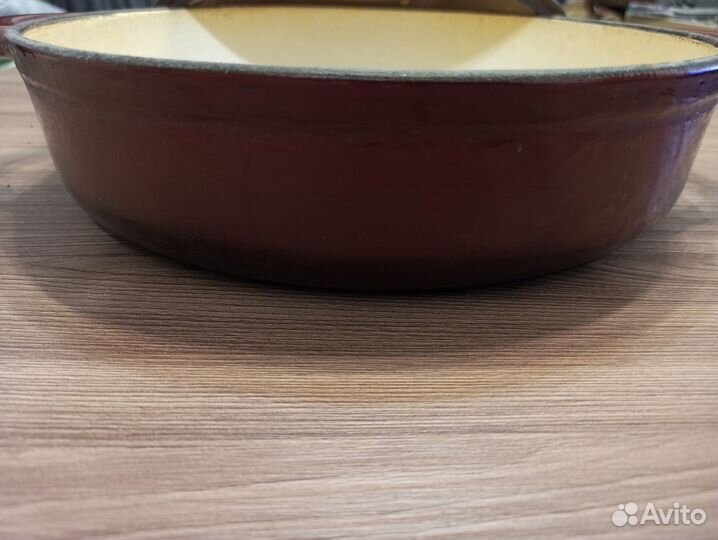 Сковорода чугунная эмалированная