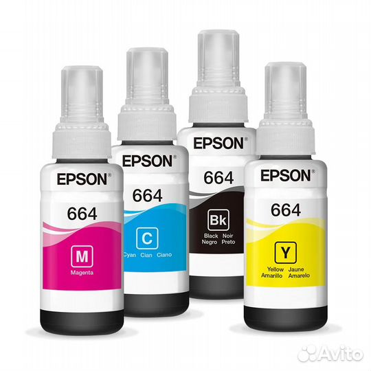 Оригинальные чернила для epson L100, L110, L120, L