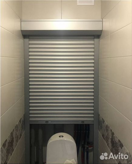 Рольставни для туалета сантехнические