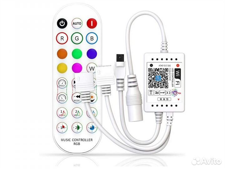 Контроллер RGB Wi-Fi/Bluetooth/R Smart для ленты