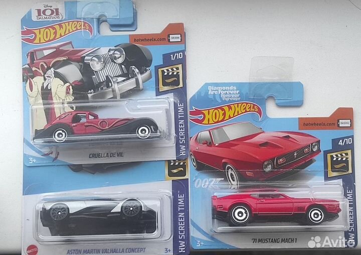 Hot Wheels подборка поп-культура серия Screen Time