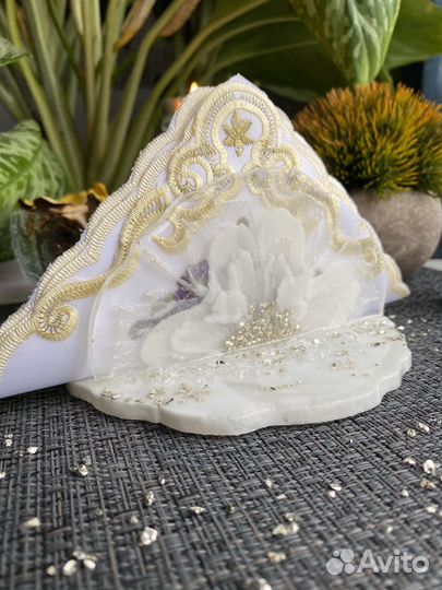 Салфетница подарок из эпоксидной смолы