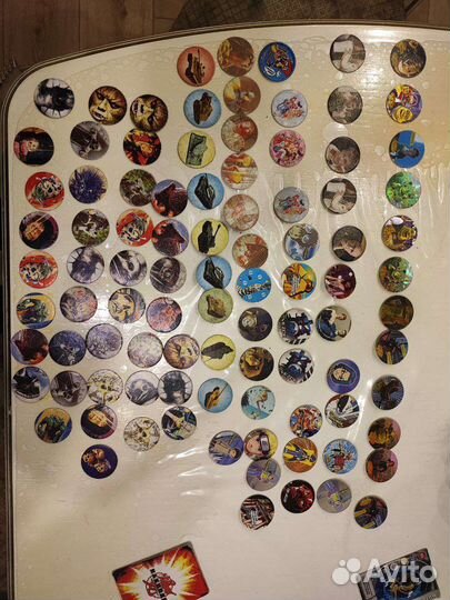 Фишки разных серий пакетом б/у