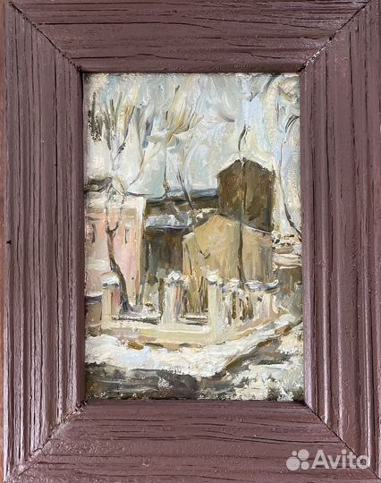 Картина этюд масло