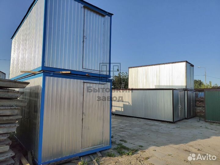 Блок контейнер утепленный в комплекте с электрикой