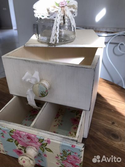 Шкатулка комод новая игольница в подарок