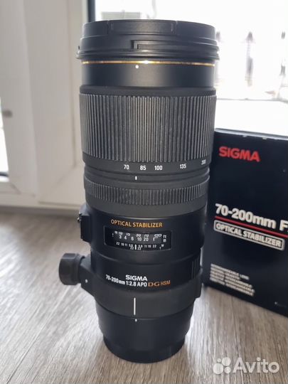 Объектив sigma для Canon70-200mm f 2,8apo ex dg os