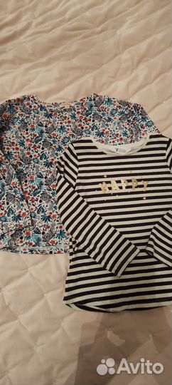 Лонгсливы для девочки 116 размер H&M