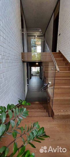 Перила для лестницы стеклянные ограждения